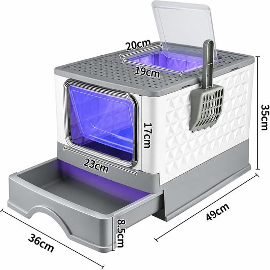 CLOSED LITTER BOX