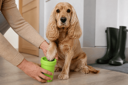 Limpiador de pata para perro y gato, accesorios de limpieza para patas de silicona suave
