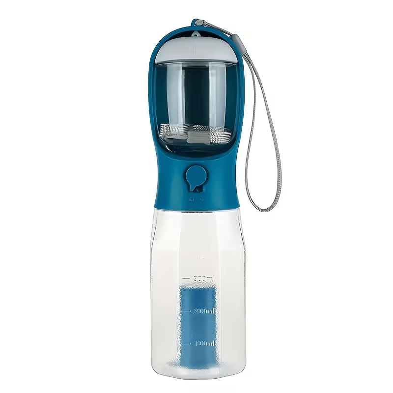 Botella de agua portátil 3 en 1 para mascotas