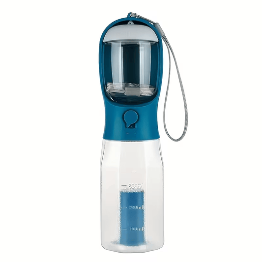 Botella de agua portátil 3 en 1 para mascotas