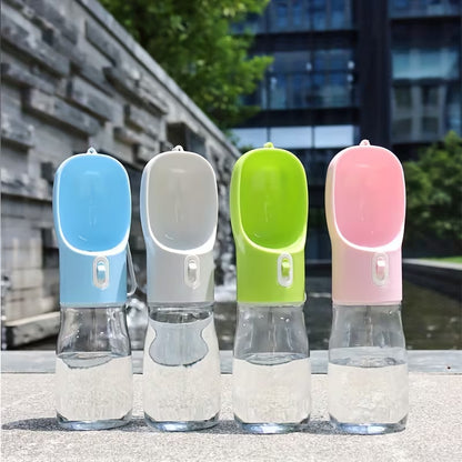 Botella de agua portátil 3 en 1 para mascotas